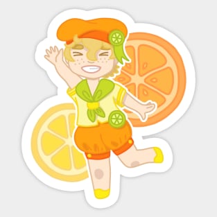 Curtis Citrus - Fruity Friends Sticker